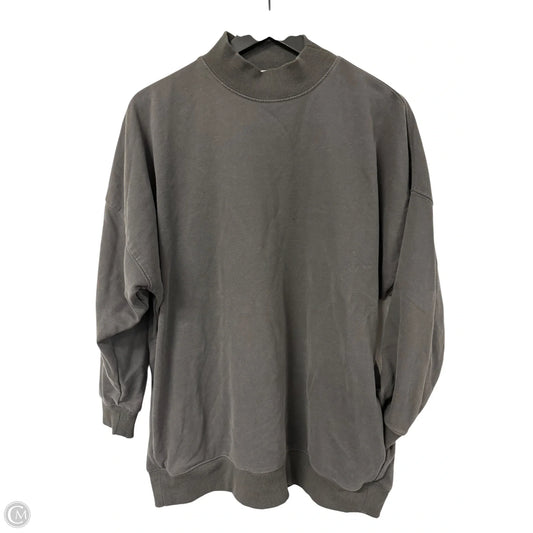 Sweatshirt Crewneck By Dress Forum In Grey, Size: M