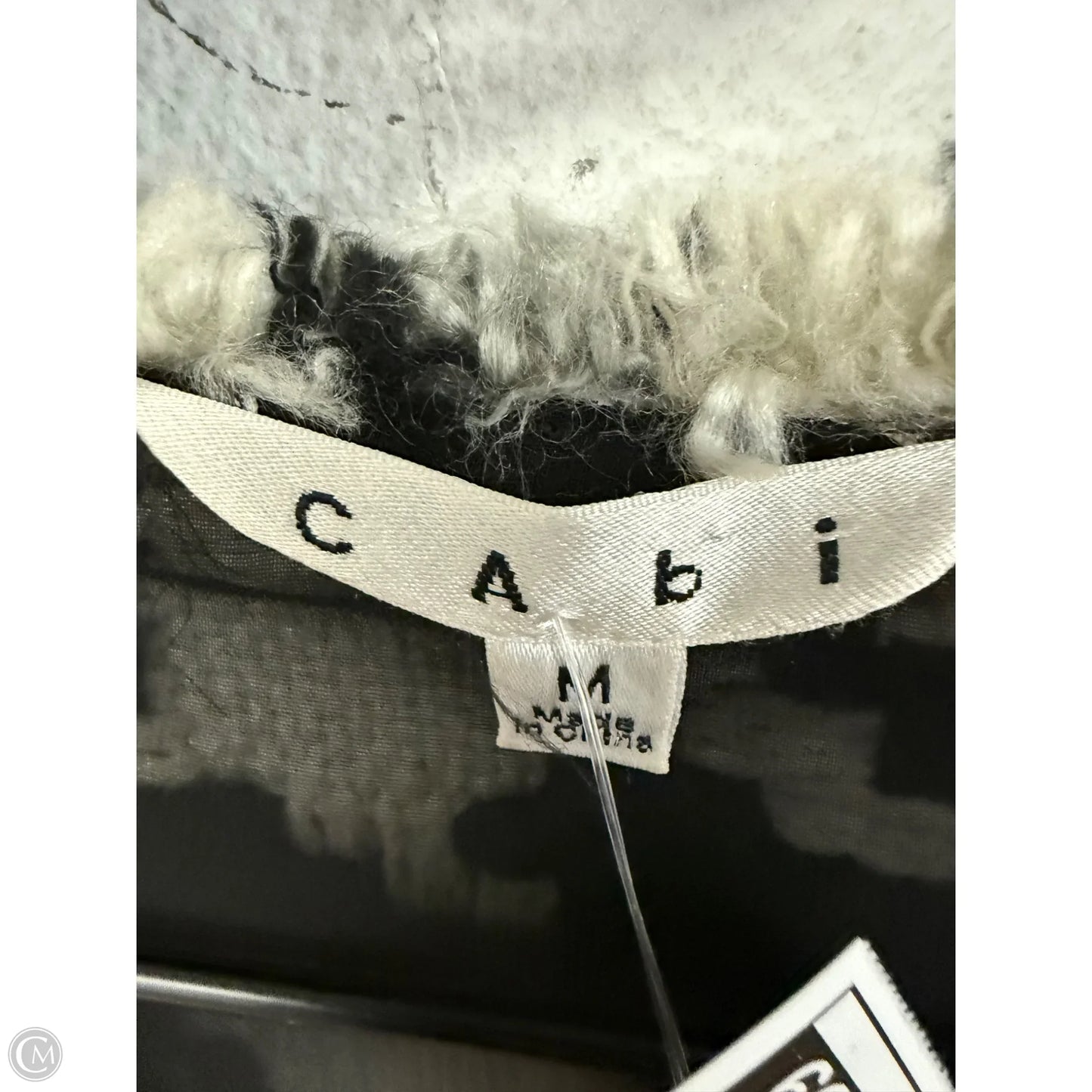 Vest Other By Cabi In Black & White, Size: M
