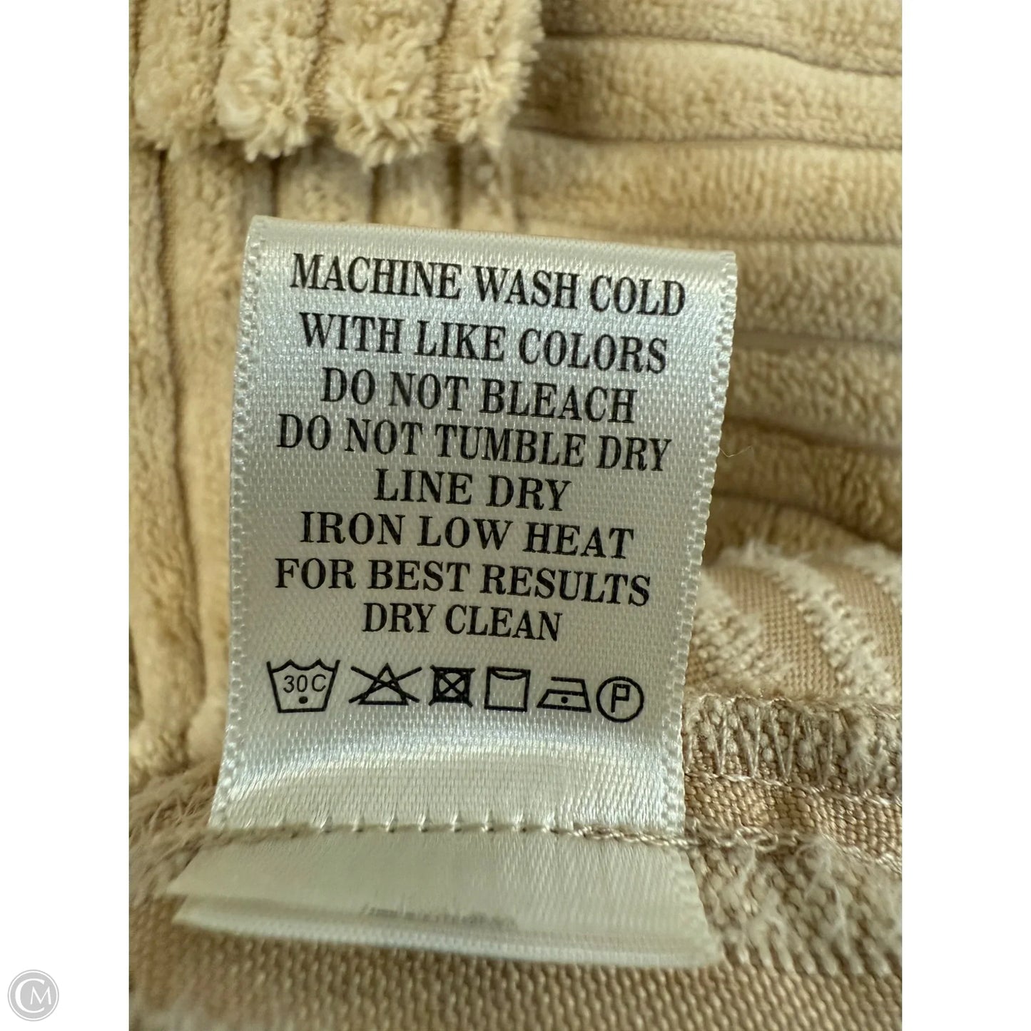 Jacket Shirt By Cmc In Tan, Size: S