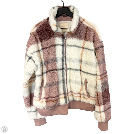 Jacket Faux Fur & Sherpa By Thread And Supply In Multi-colored, Size: Xl