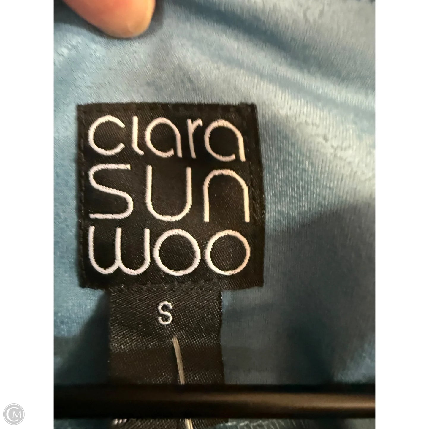Jacket Moto By Clara Sun Woo In Blue, Size: S