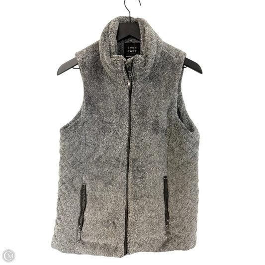 Vest Fleece By Clothes Mentor In Grey, Size: M