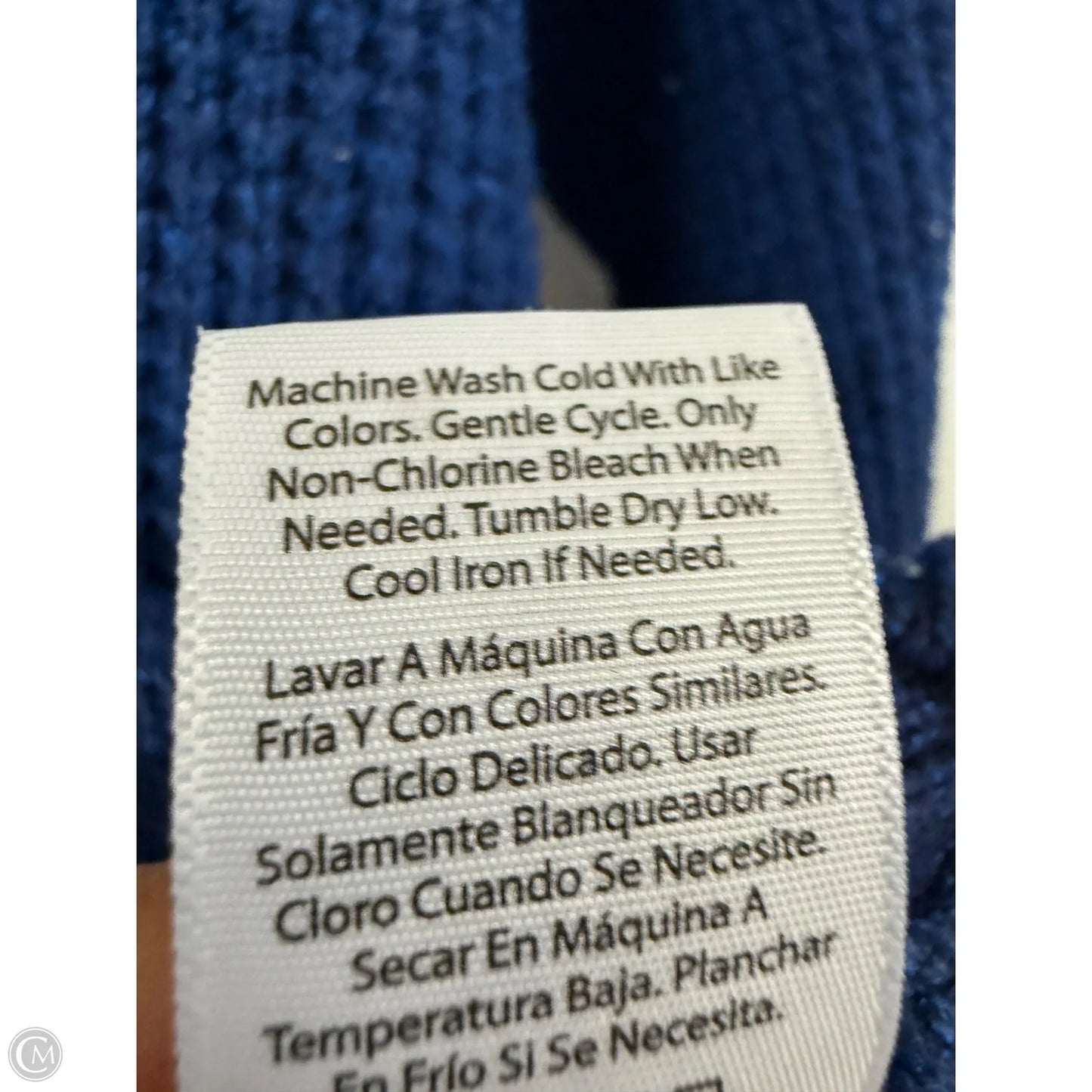 Sweater By Time And Tru In Blue, Size: Xl