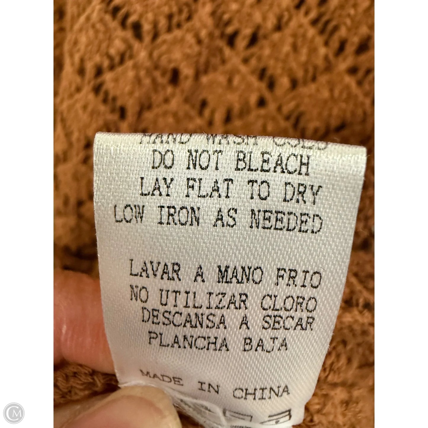 Vest Sweater By Clothes Mentor In Brown, Size: M