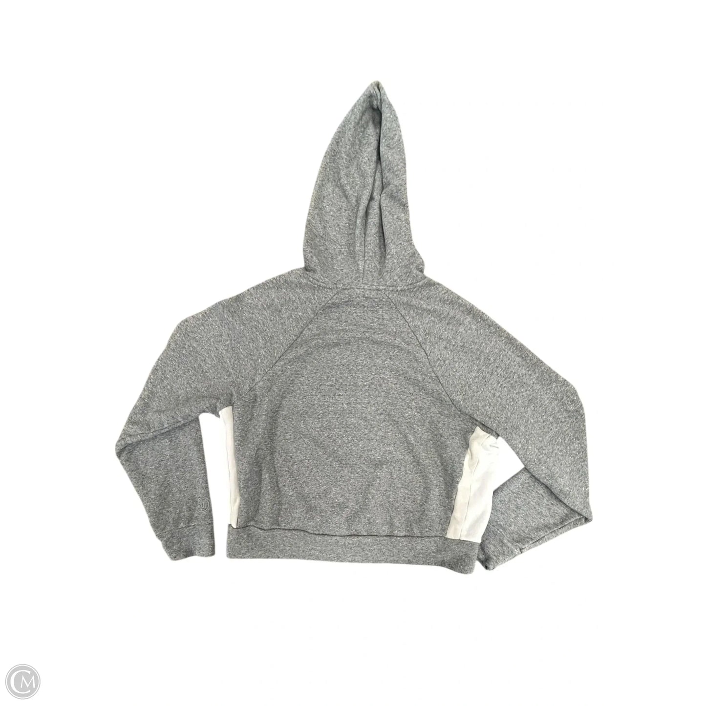 Sweatshirt Hoodie By Vuori In Grey & White, Size: Xs