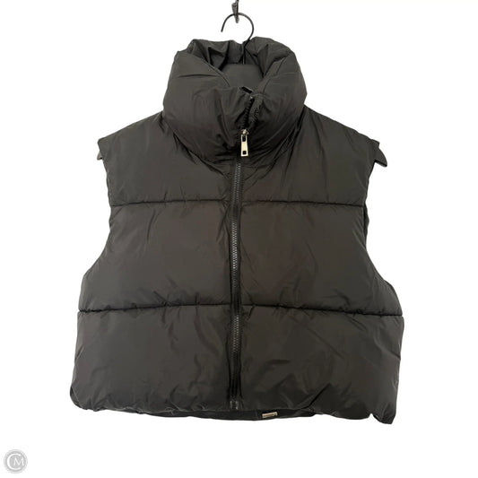Vest Puffer & Quilted By Zenana Outfitters In Black, Size: M