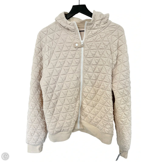 Jacket Puffer & Quilted By Zyia In Cream, Size: M