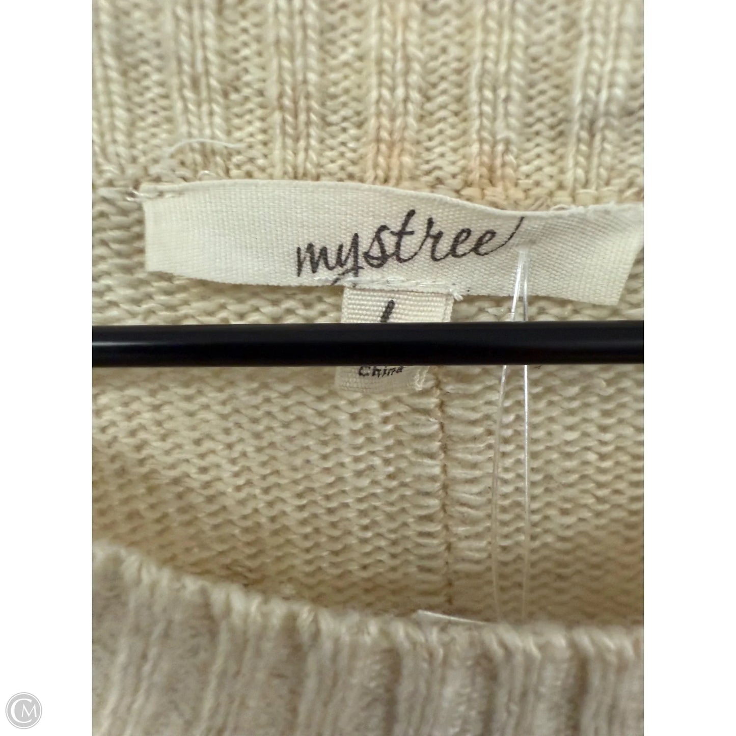 Sweater By Mystree In Tan, Size: L