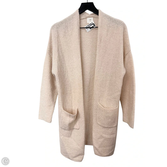 Sweater Cardigan By Clothes Mentor In Cream, Size: S