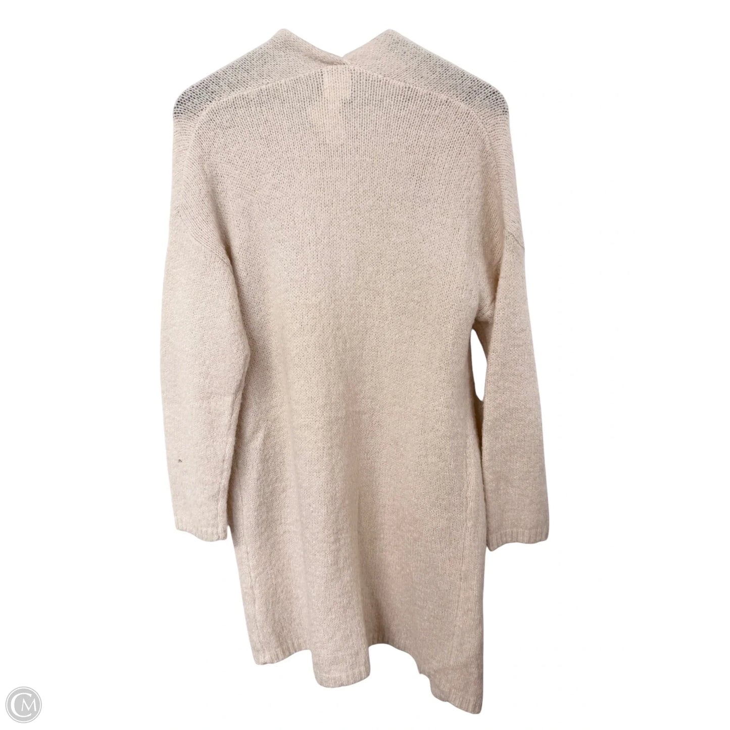 Sweater Cardigan By Clothes Mentor In Cream, Size: S
