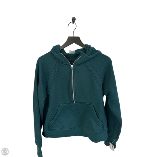 Sweatshirt Hoodie By Danskin In Green, Size: M