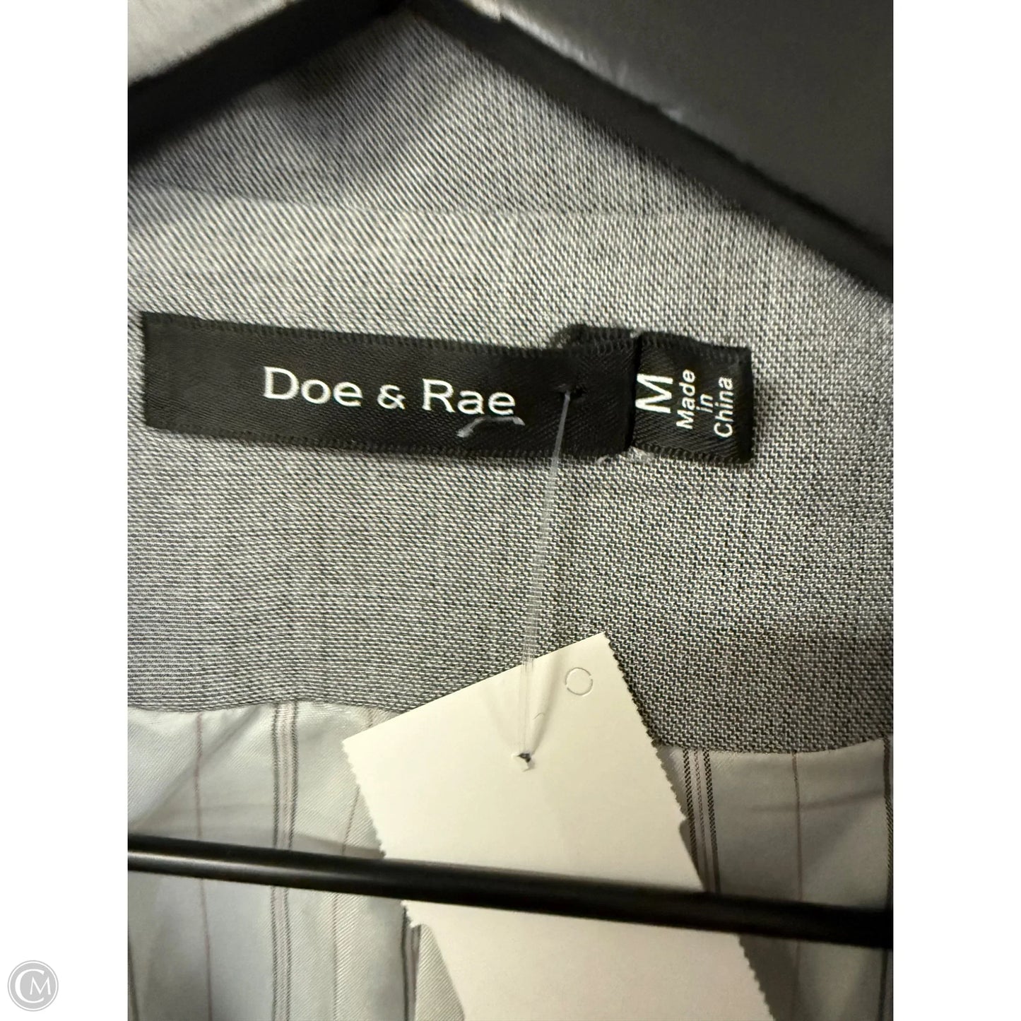 Blazer By Doe & Rae In Grey, Size: M