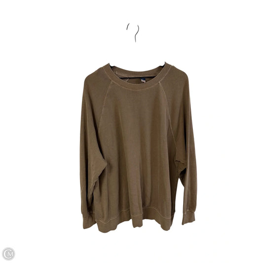 Sweatshirt Crewneck By Old Navy In Brown, Size: L