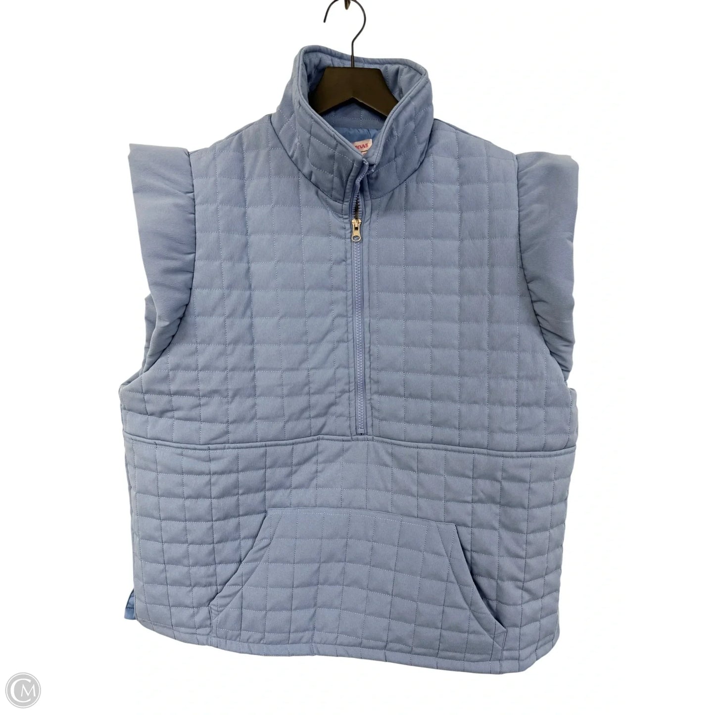 Vest Puffer & Quilted By Cme In Blue, Size: L