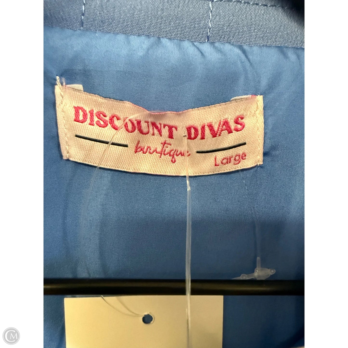 Vest Puffer & Quilted By Cme In Blue, Size: L