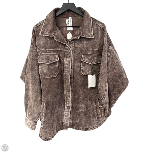 Jacket Other By Zenana Outfitters In Brown, Size: Xl