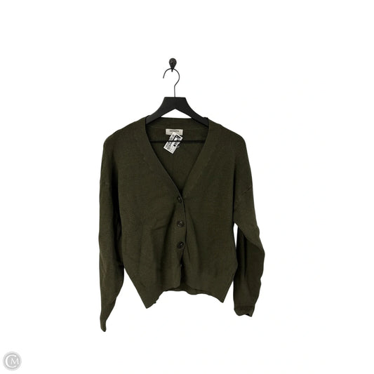 Cardigan By Zenana Outfitters In Green, Size: L