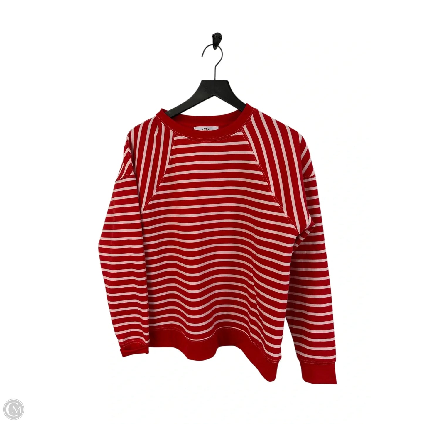 Sweatshirt Crewneck By Cmf In Red & White, Size: M