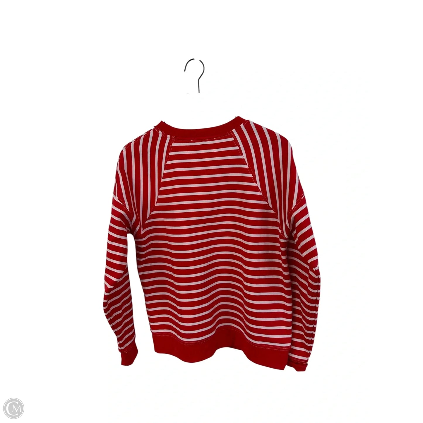 Sweatshirt Crewneck By Cmf In Red & White, Size: M