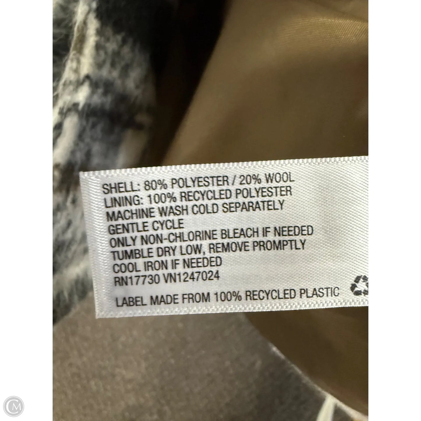 Jacket Shirt By Universal Thread In Black & Brown, Size: Xl