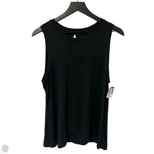 Top Sleeveless Basic By Halogen In Black, Size: L