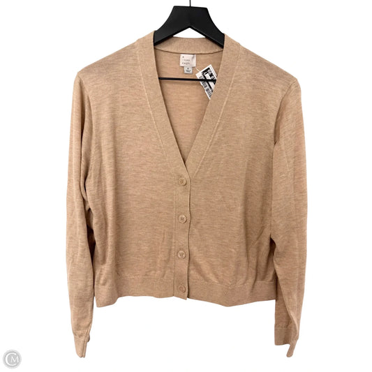 Cardigan By A New Day In Beige, Size: S