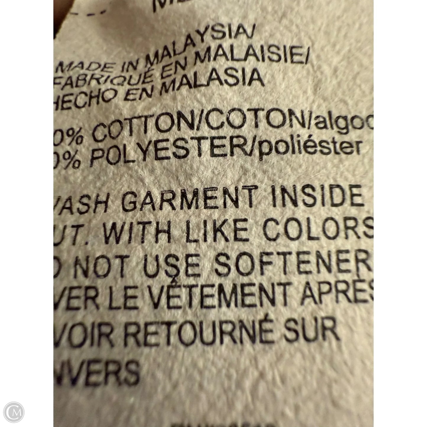 Sweatshirt Hoodie By Under Armour In Black & Grey, Size: M