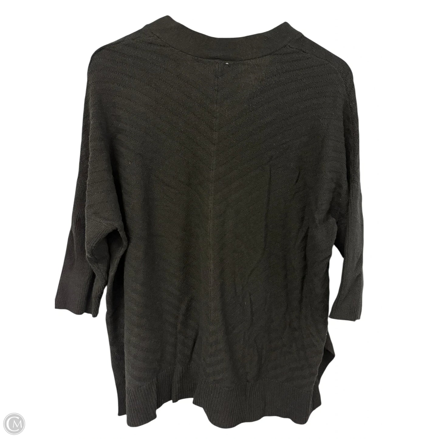 Sweater Short Sleeve By Ann Taylor In Black, Size: M