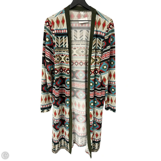 Cardigan By Clothes Mentor In Multi-colored, Size: Xl