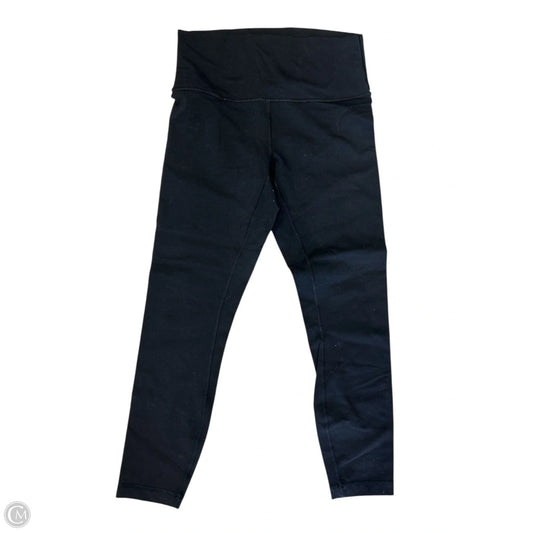 Athletic Leggings By Lululemon In Black, Size: 8