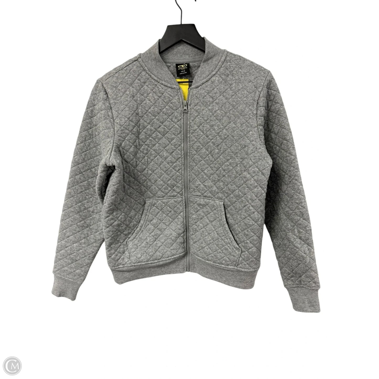 Jacket Puffer & Quilted By Athletic Works In Grey, Size: S