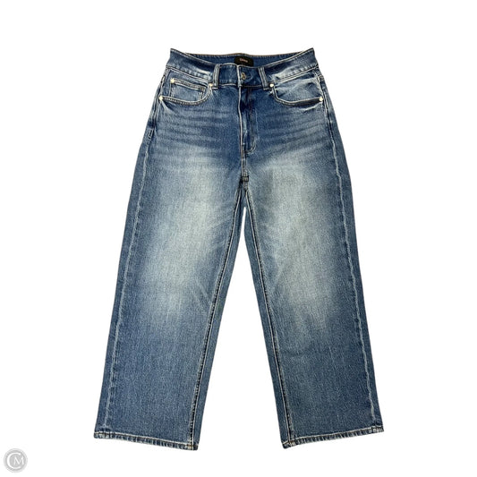 Jeans Wide Leg By Quince In Blue Denim, Size: 8