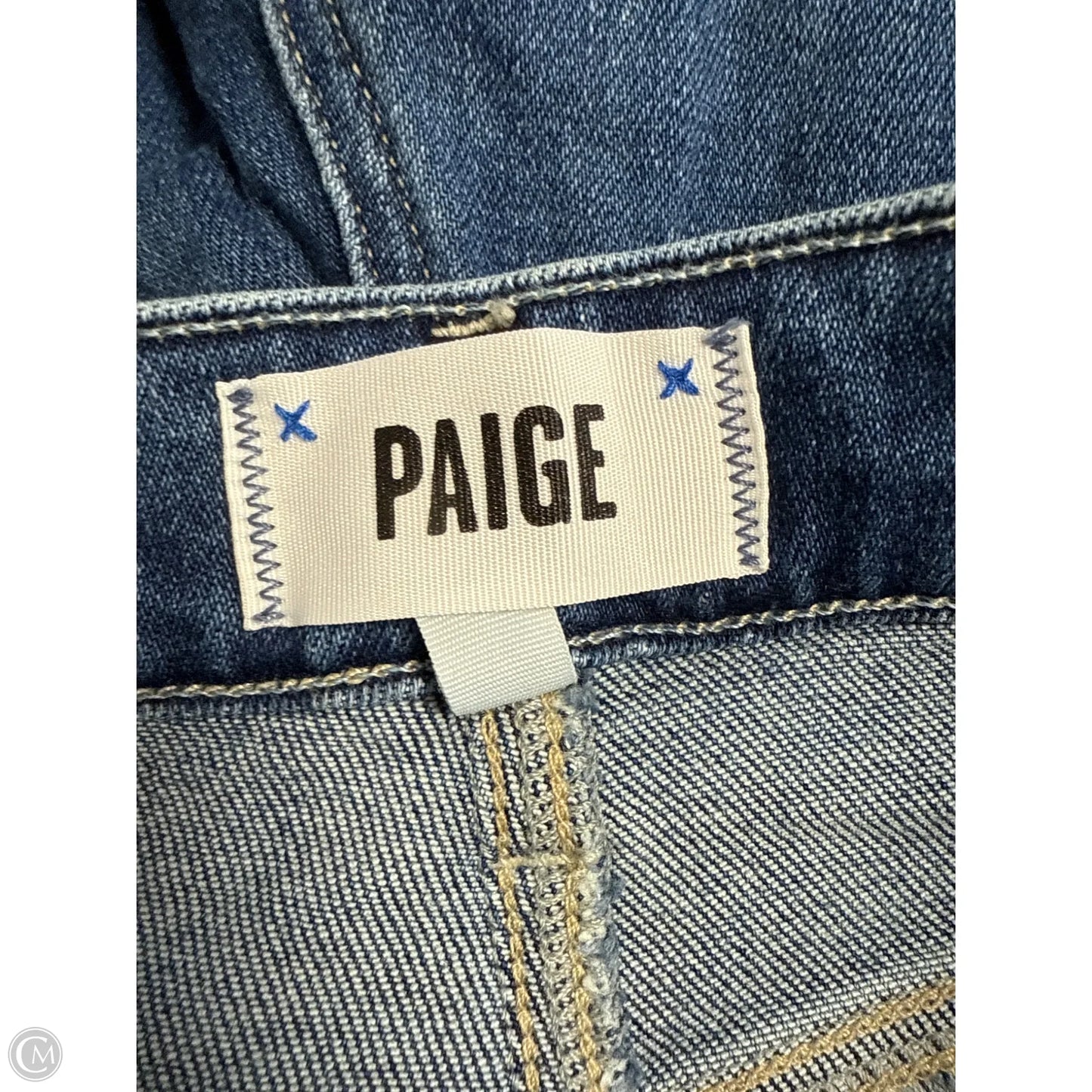 Jeans Wide Leg By Paige In Blue Denim, Size: 6