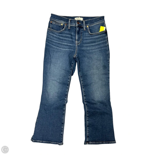 Jeans Boot Cut By Madewell In Blue Denim, Size: 8p