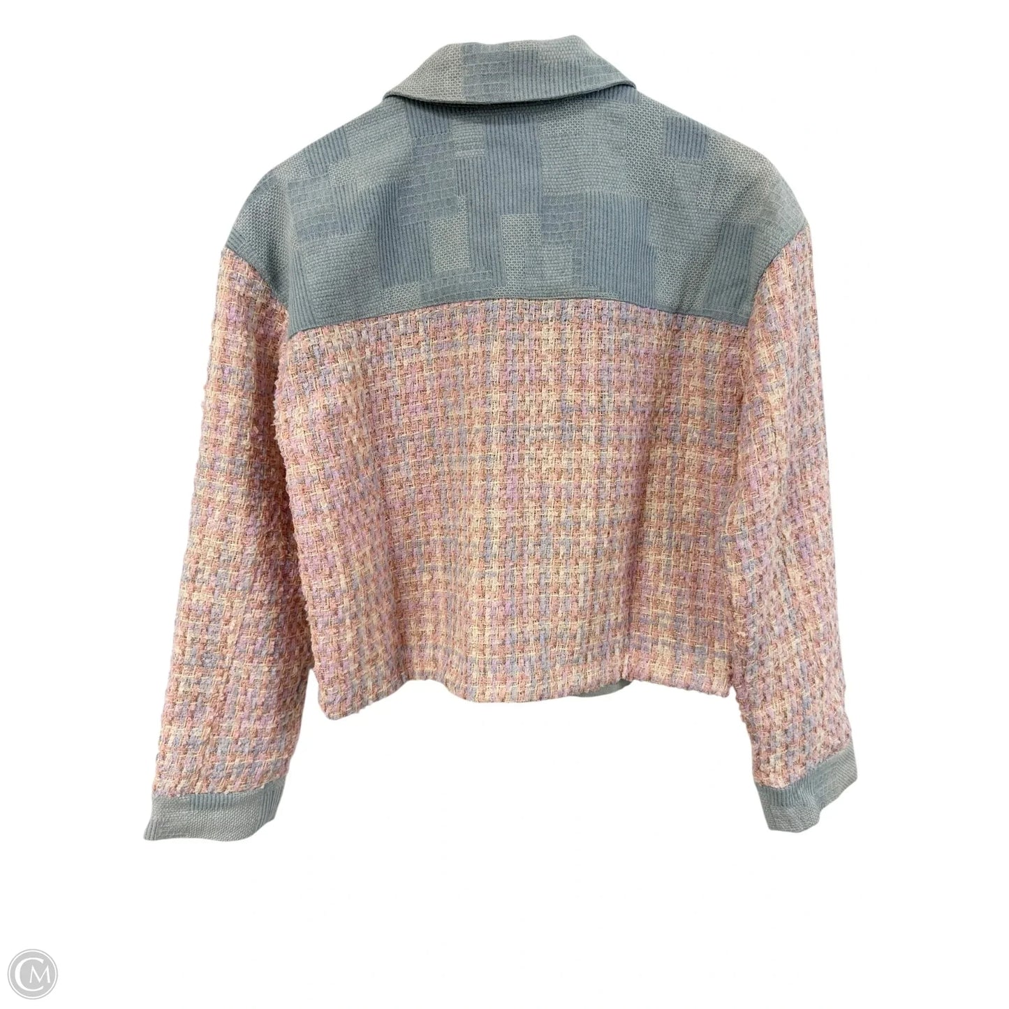Jacket Other By Mystree In Blue & Pink, Size: S
