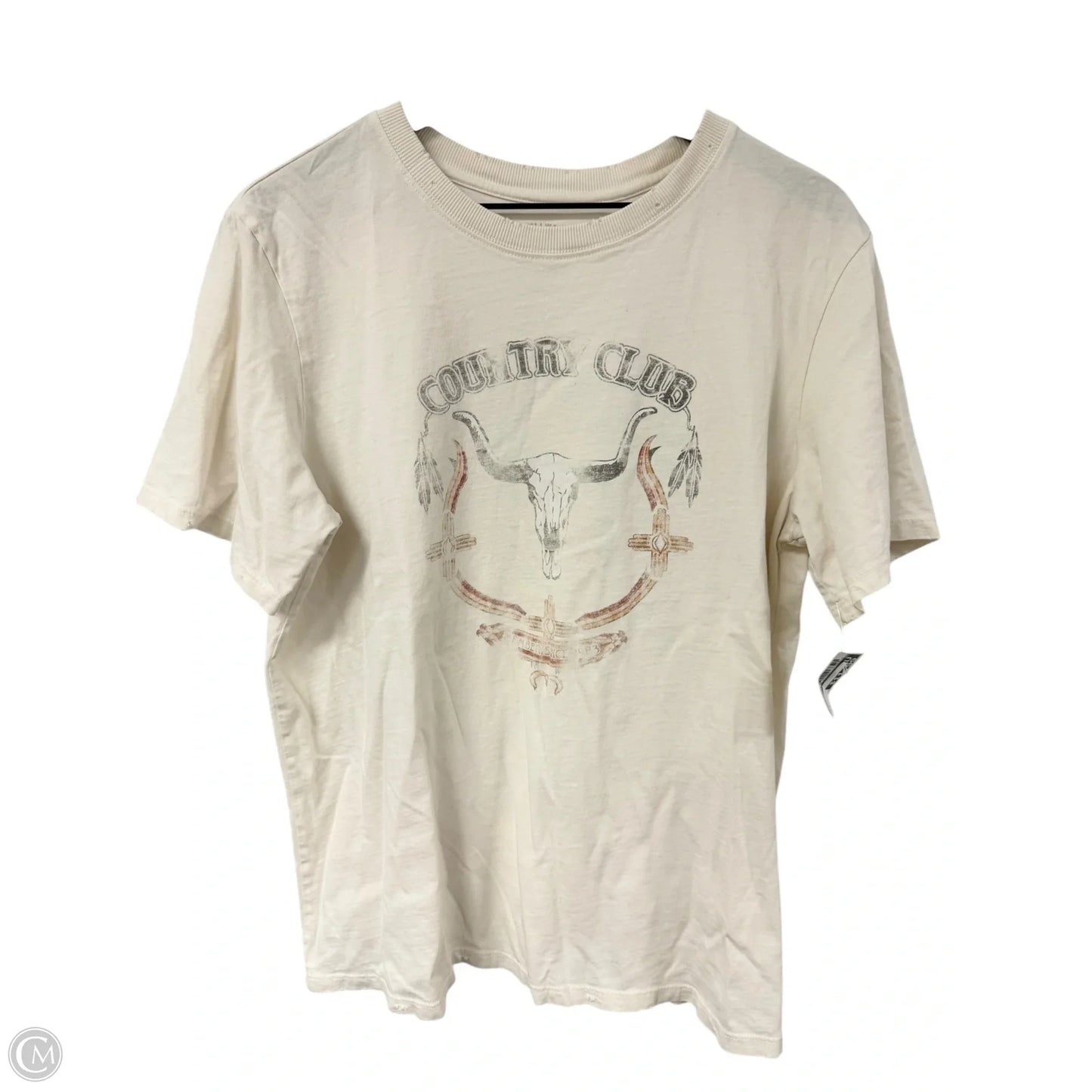 Top Short Sleeve By Idyllwind In White, Size: L