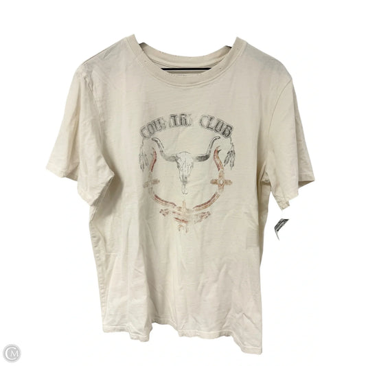 Top Short Sleeve By Idyllwind In White, Size: L