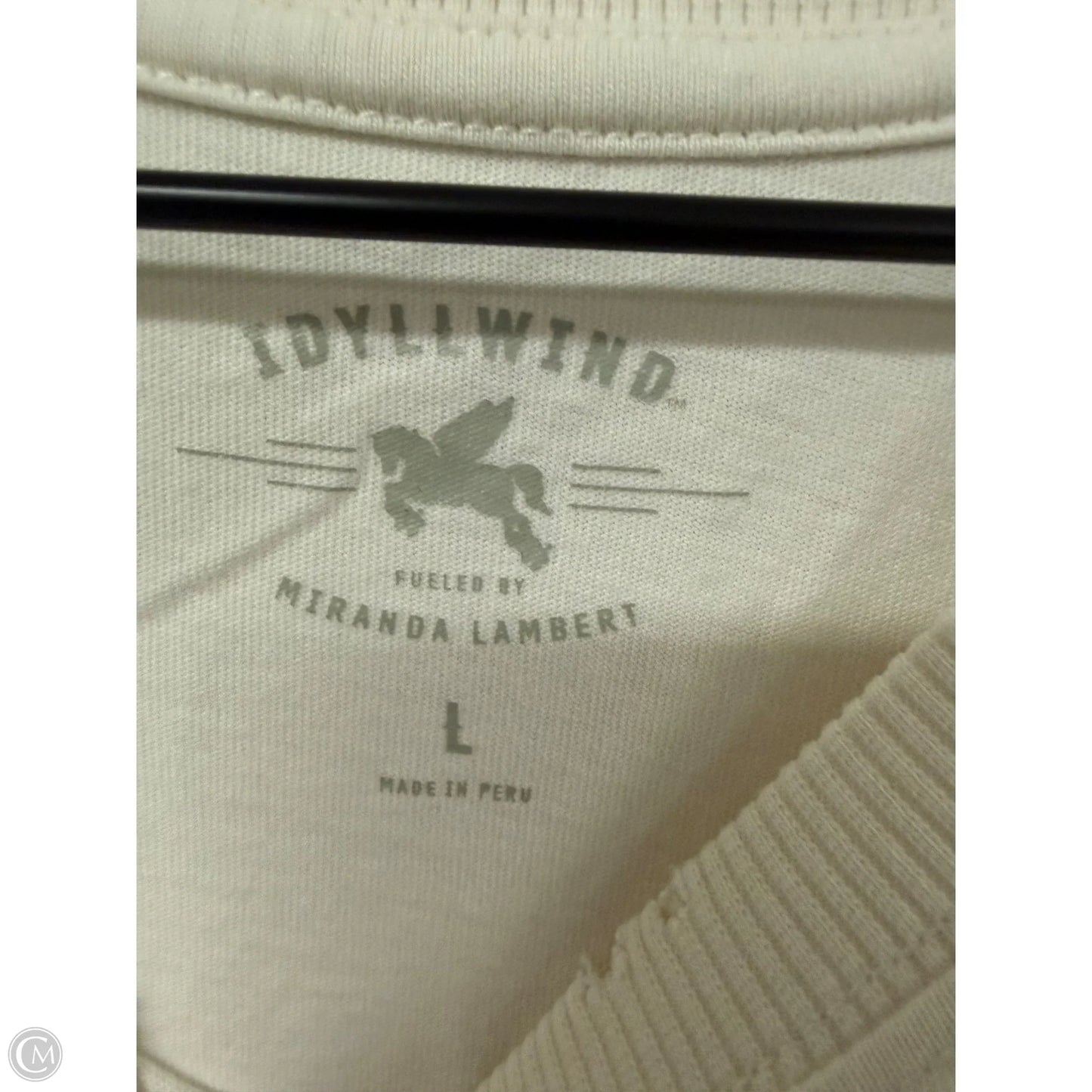 Top Short Sleeve By Idyllwind In White, Size: L