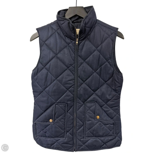 Vest Puffer & Quilted By Tea N Rose In Navy, Size: M