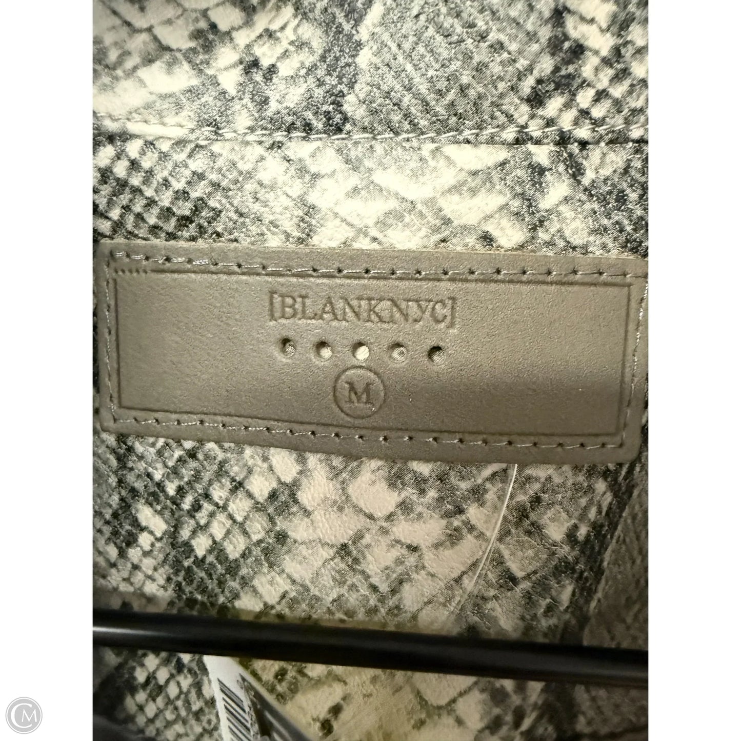 Jacket Moto By Blanknyc In Snakeskin Print, Size: M