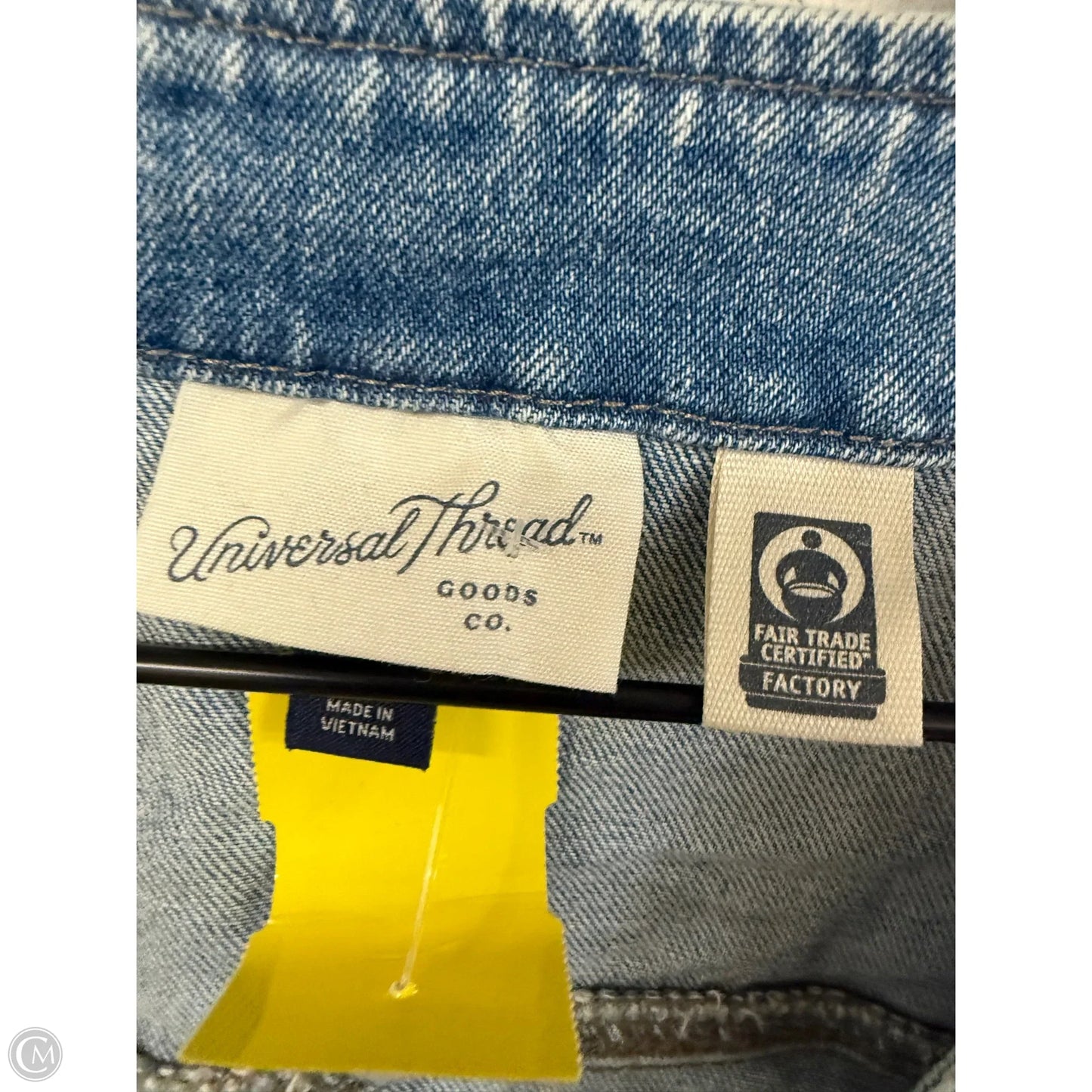 Vest Other By Universal Thread In Blue Denim, Size: L