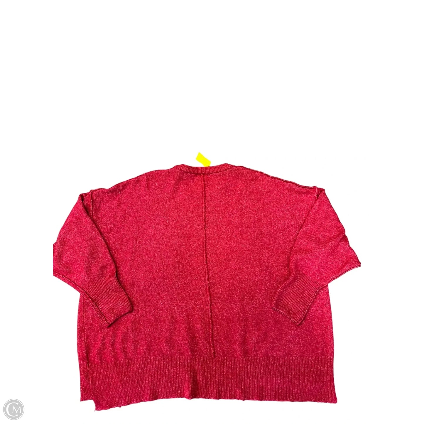 Sweater By Zenana In Red, Size: 3x