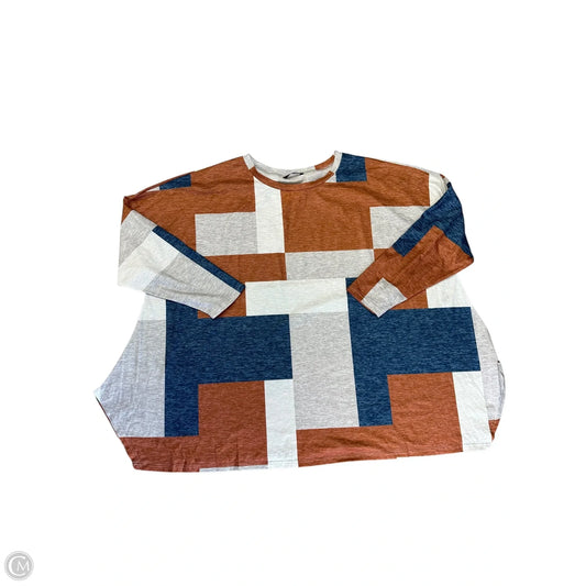 Top Long Sleeve Basic By Bloomchic In Multi-colored, Size: 3x