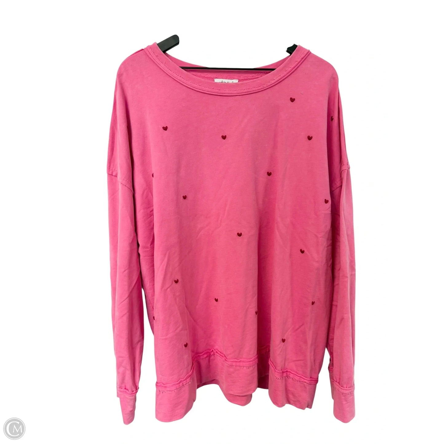 Top Long Sleeve By White Birch In Pink, Size: 3x