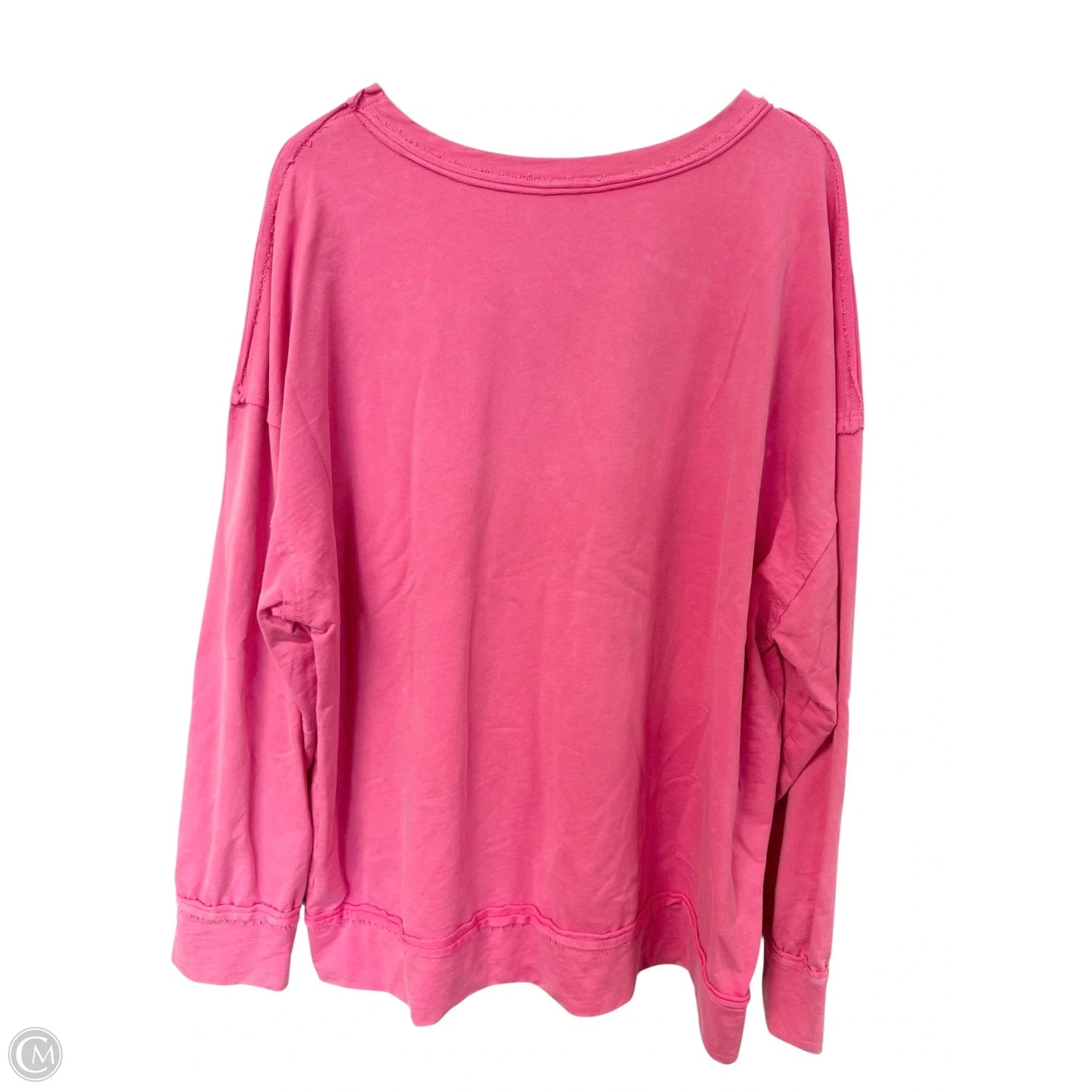 Top Long Sleeve By White Birch In Pink, Size: 3x
