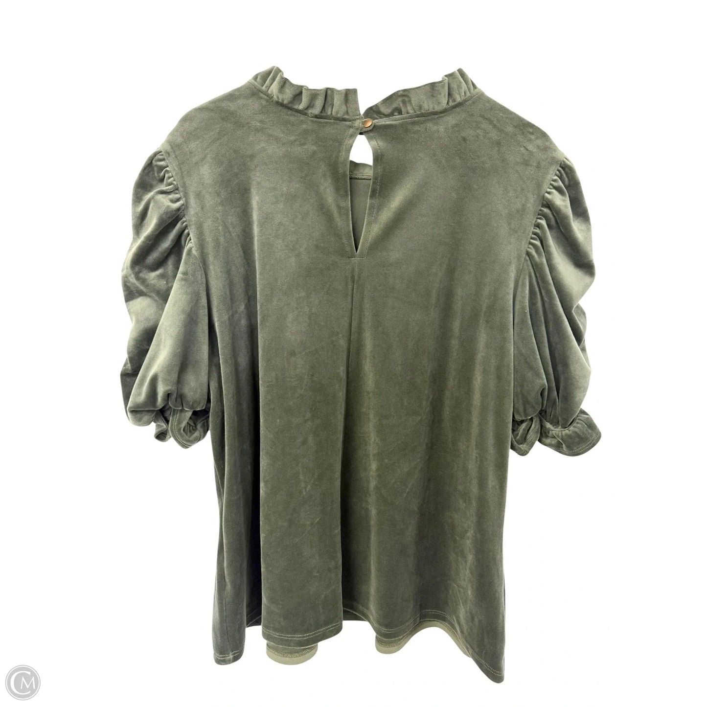 Top Short Sleeve By Geegee In Green, Size: 3x