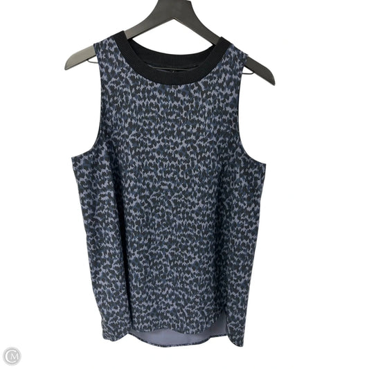 Athletic Tank Top By Athleta In Black & Blue, Size: M