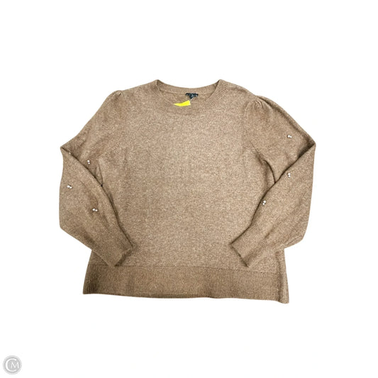 Sweater By Ann Taylor In Brown, Size: Xl