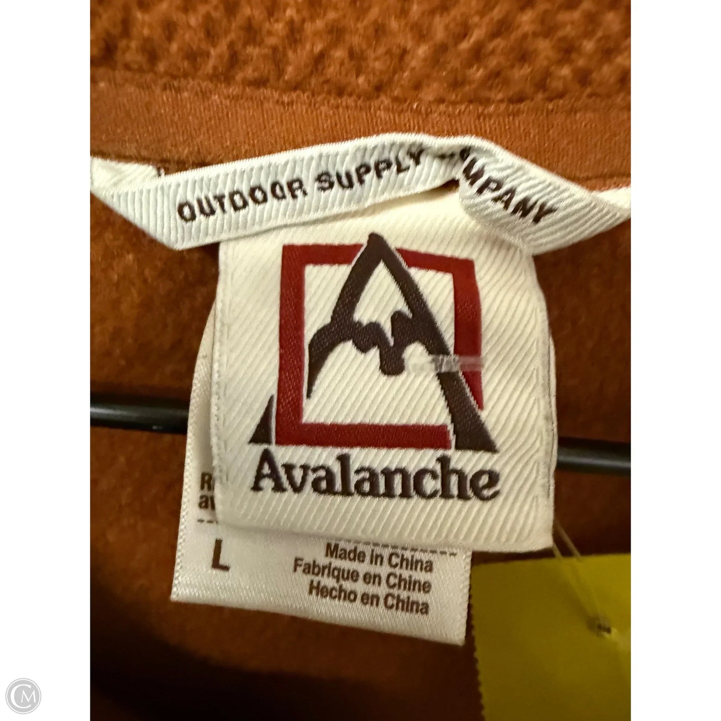 Sweatshirt Collar By Avalanche In Brown, Size: L