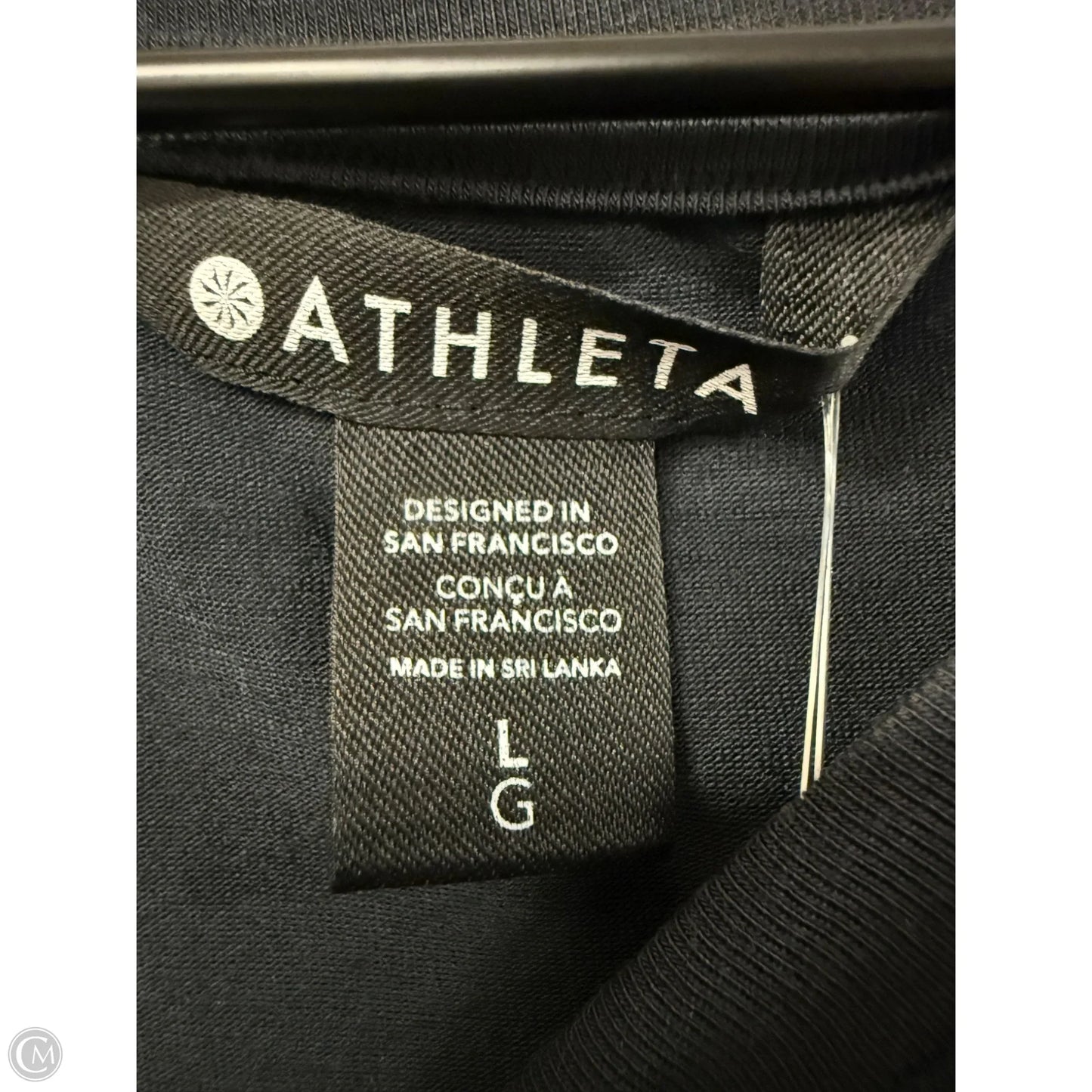 Athletic Tank Top By Athleta In Black, Size: L
